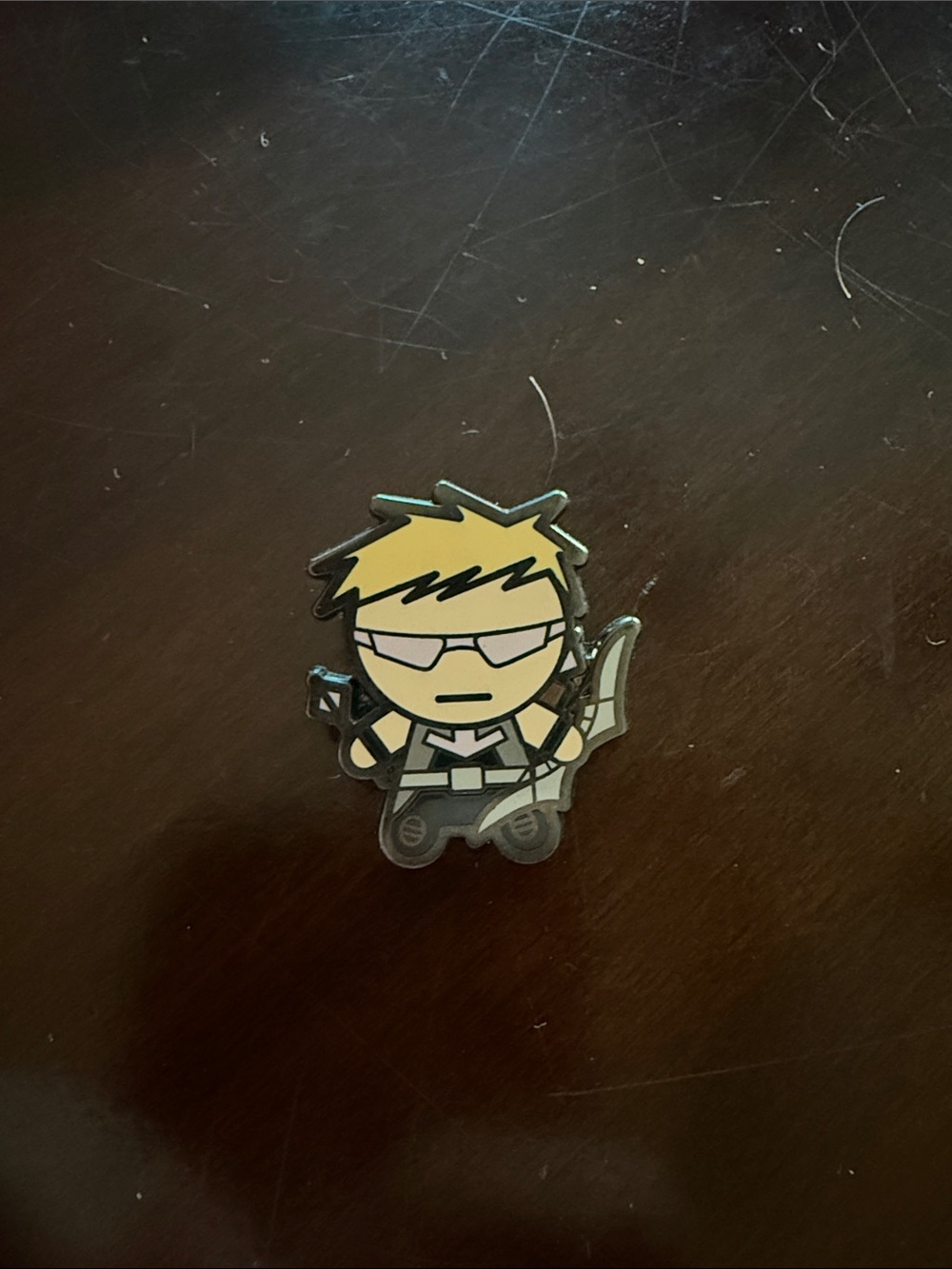 Marvel Kawaii Hawkeye disney Pin - Yellow Black Gamer Archer